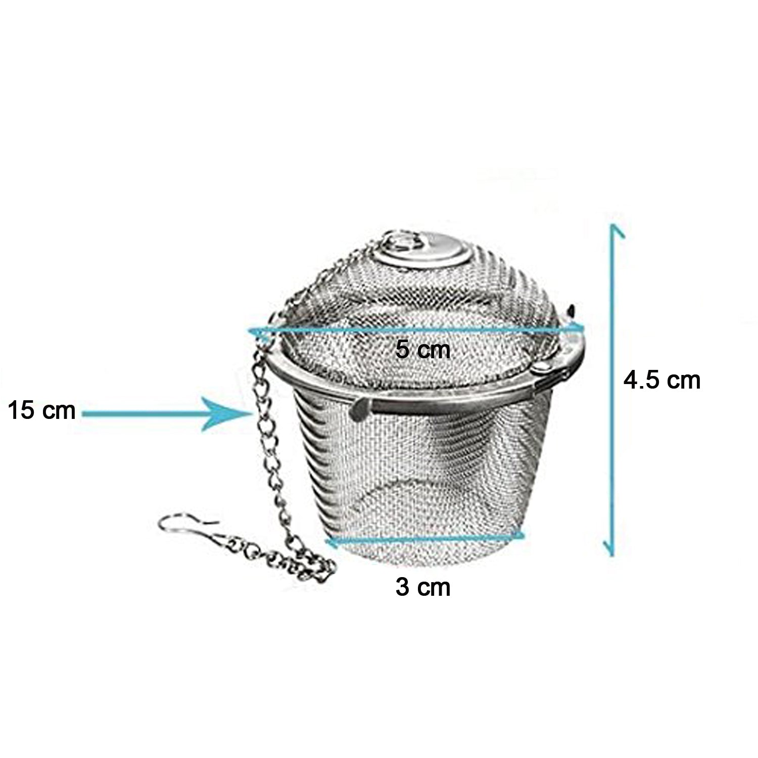 SS Easy Tea Filter used for filtering tea purposes while making it in all kinds of official and household kitchen places etc. - Springkart 