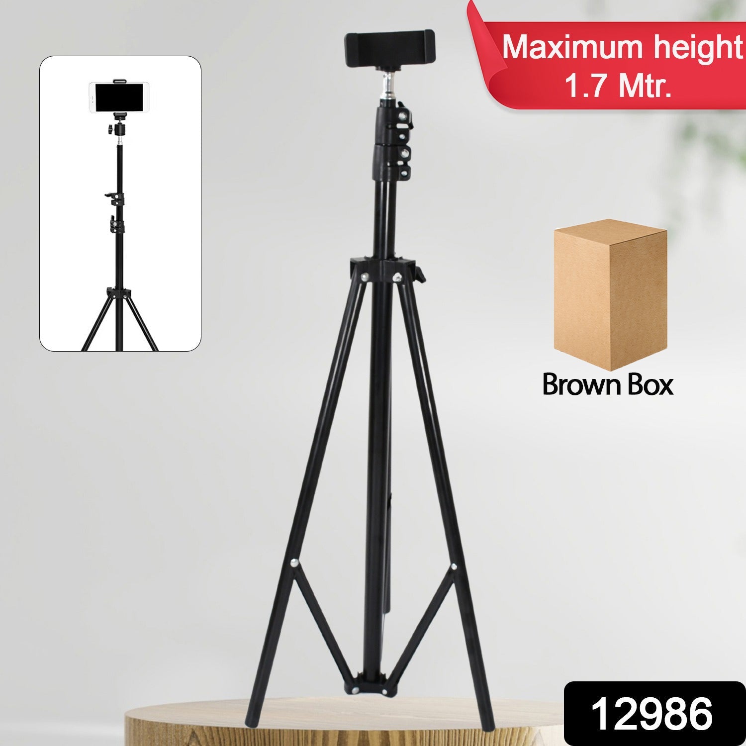 Professional Tripod with Multipurpose Head for Low Level Shooting, Panning for All DSLR Camera Photography Tripod Stand Folding Photo Stand Maximum Height 170 Cm - Springkart 