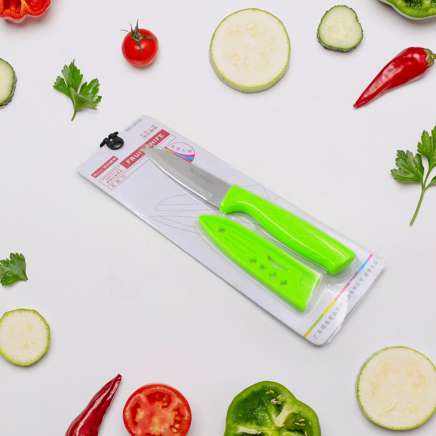 Kitchen Knife with Stainless Steel Blade, Professional Knife, Scratch Resistant and Rust Proof, Chopping Knife - Springkart 