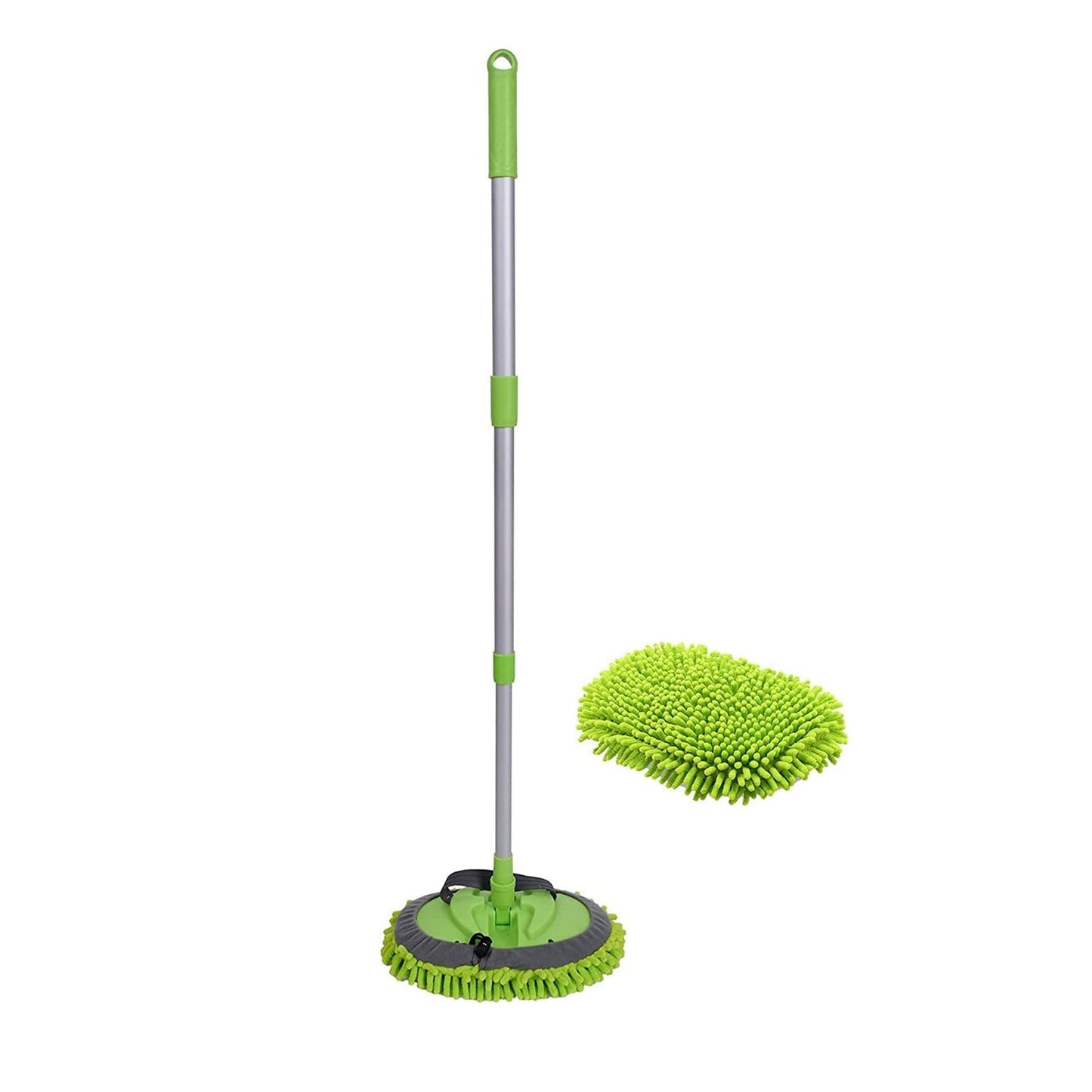 Car Duster Microfiber Flexible Duster Car Wash | Car Cleaning Accessories | Microfiber | brush | Dry / Wet Home, Kitchen, Office Cleaning Brush Extendable Handle - Springkart 