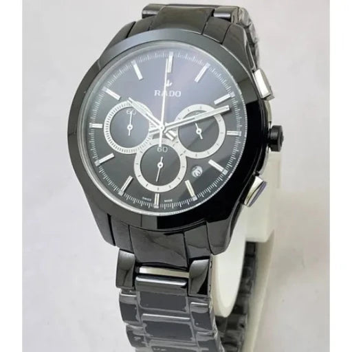 Rado Hyperchrome Black Silver First Copy Replica Watch