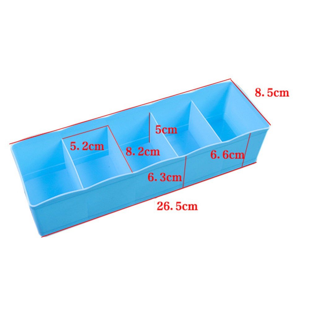 Dividers Tray Organizer Clear Plastic Bead Storage Tray (Multicolour) - Springkart 