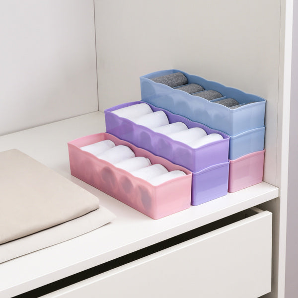 Dividers Tray Organizer Clear Plastic Bead Storage Tray (Multicolour) - Springkart 