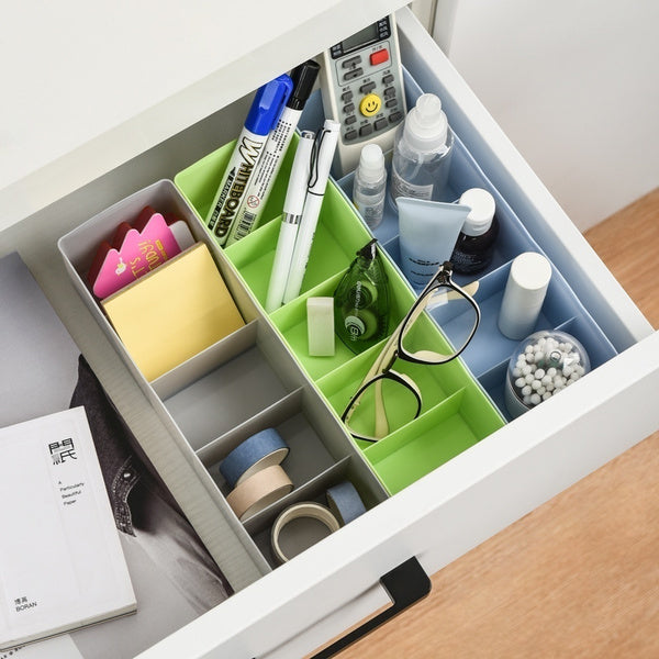 Dividers Tray Organizer Clear Plastic Bead Storage Tray (Multicolour) - Springkart 