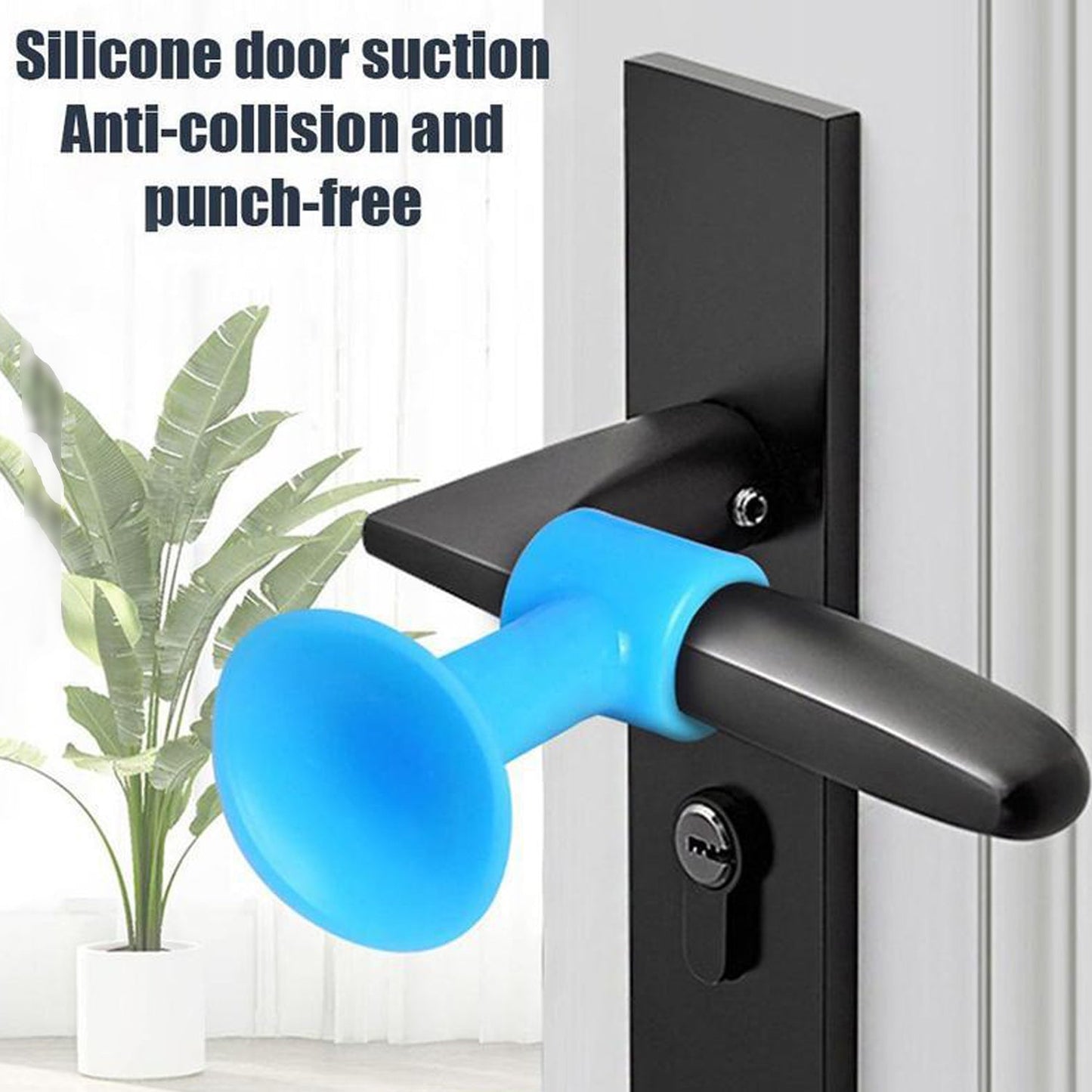 Door Stopper Mini Anti-Collision Silicone Door Handle Crash Pad (Pack of 100Pc) - Springkart 
