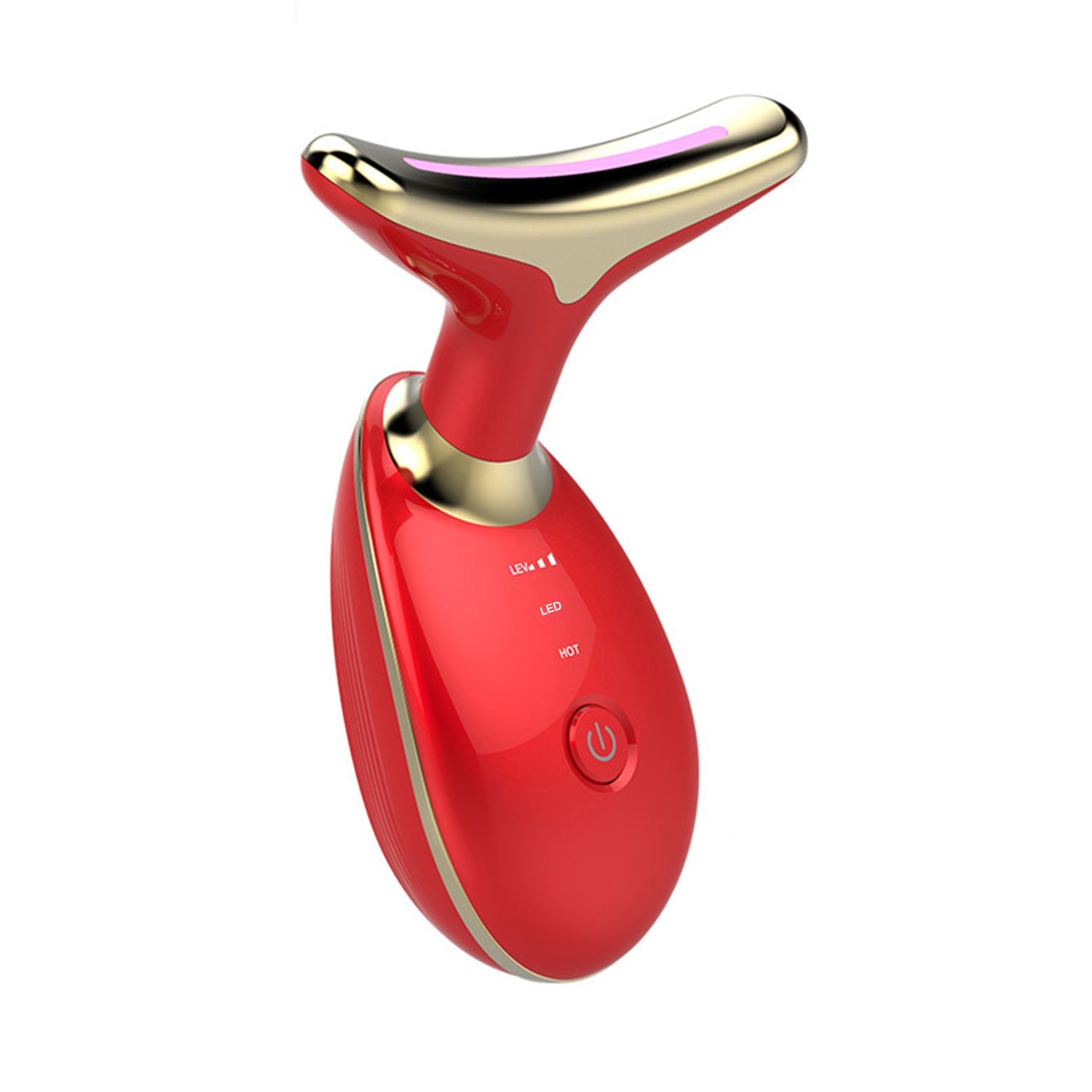 Electric Face Massager Wrinkle Remover LED Photon Face Beauty Device (1 Pc) - Springkart 