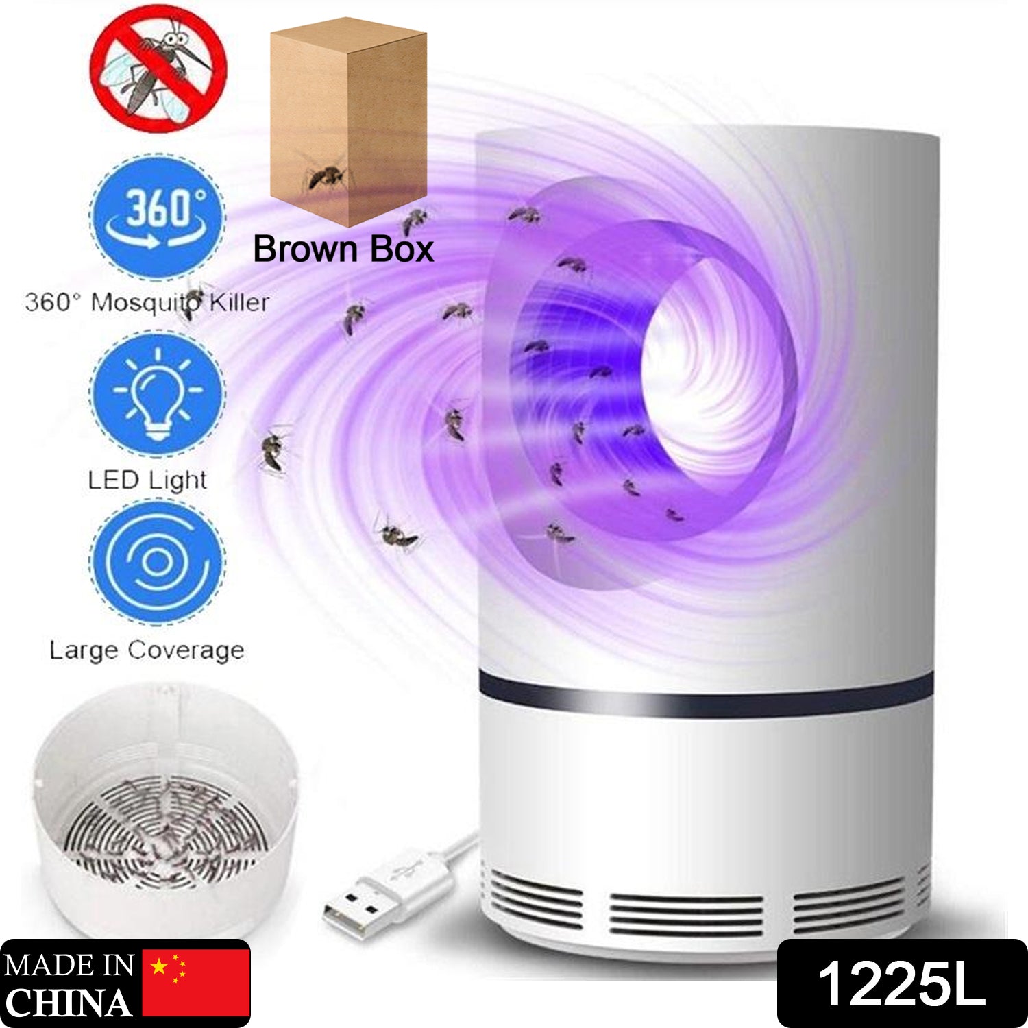 Eco-Friendly LED Mosquito Killer Lamp for Home, Electric Insect Killer - Springkart 