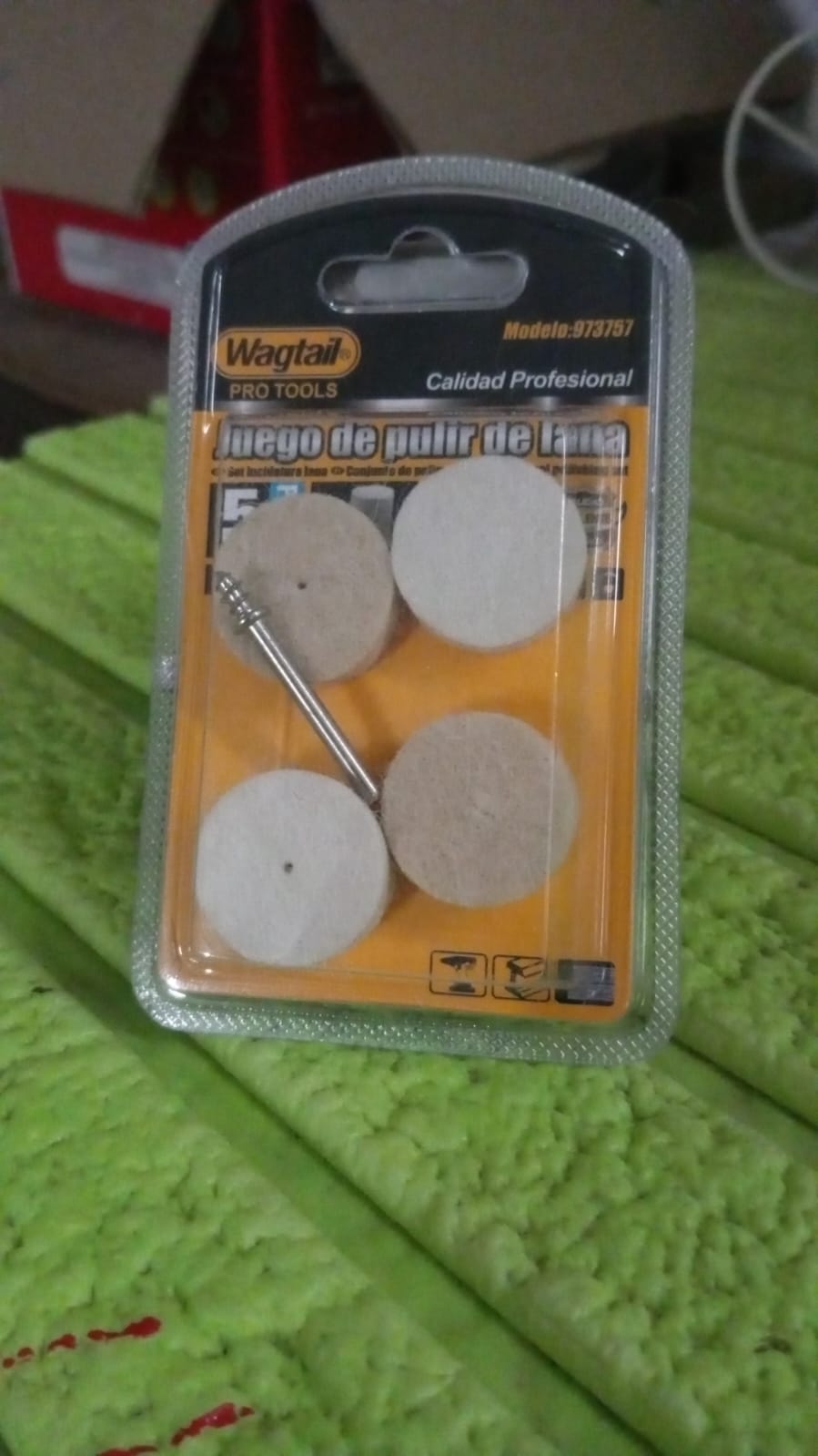 Rotary Tool Accessory Wool Felt Polishing Pad Felt (5 Pcs Set) - Springkart 