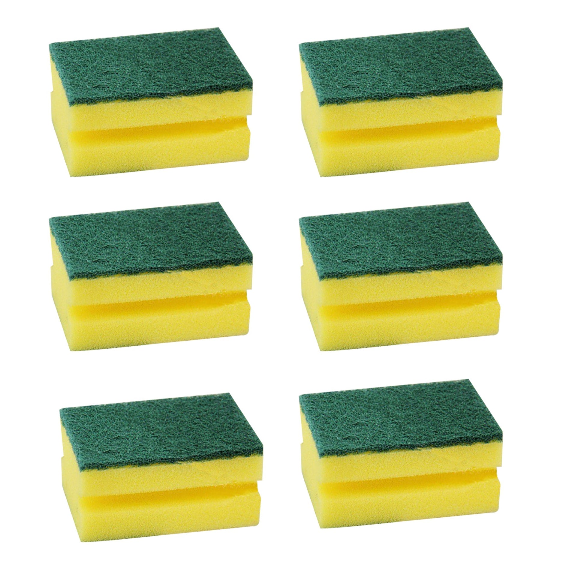 Scrub Sponge 2 in 1 PAD for Kitchen, Sink, Bathroom Cleaning Scrubber - Springkart 