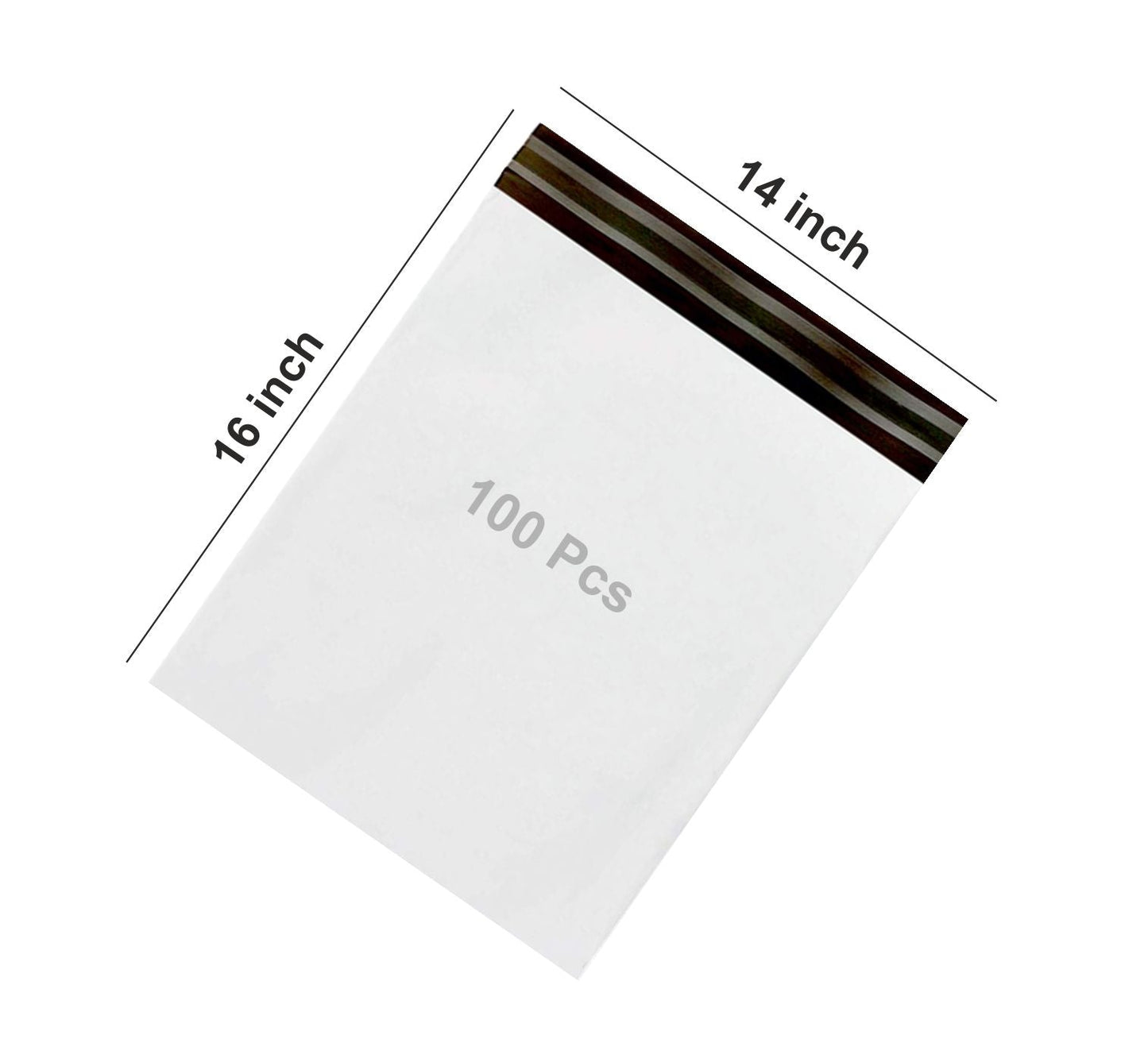 POD pouch Secure Tamper Proof Courier Bags,100 pcs (14 x 16 Inch) - Springkart 