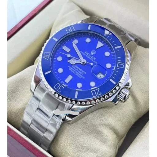 Rolex Submariner Blue Dial Steel Bracelet Swiss Automatic First Copy Replica Watch