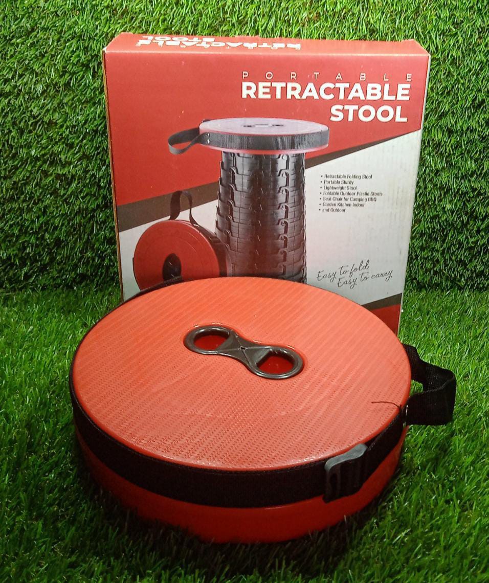 Foldable Height Adjusting Stool Space Saving Telescopic Stool (Mix Color) - Springkart 