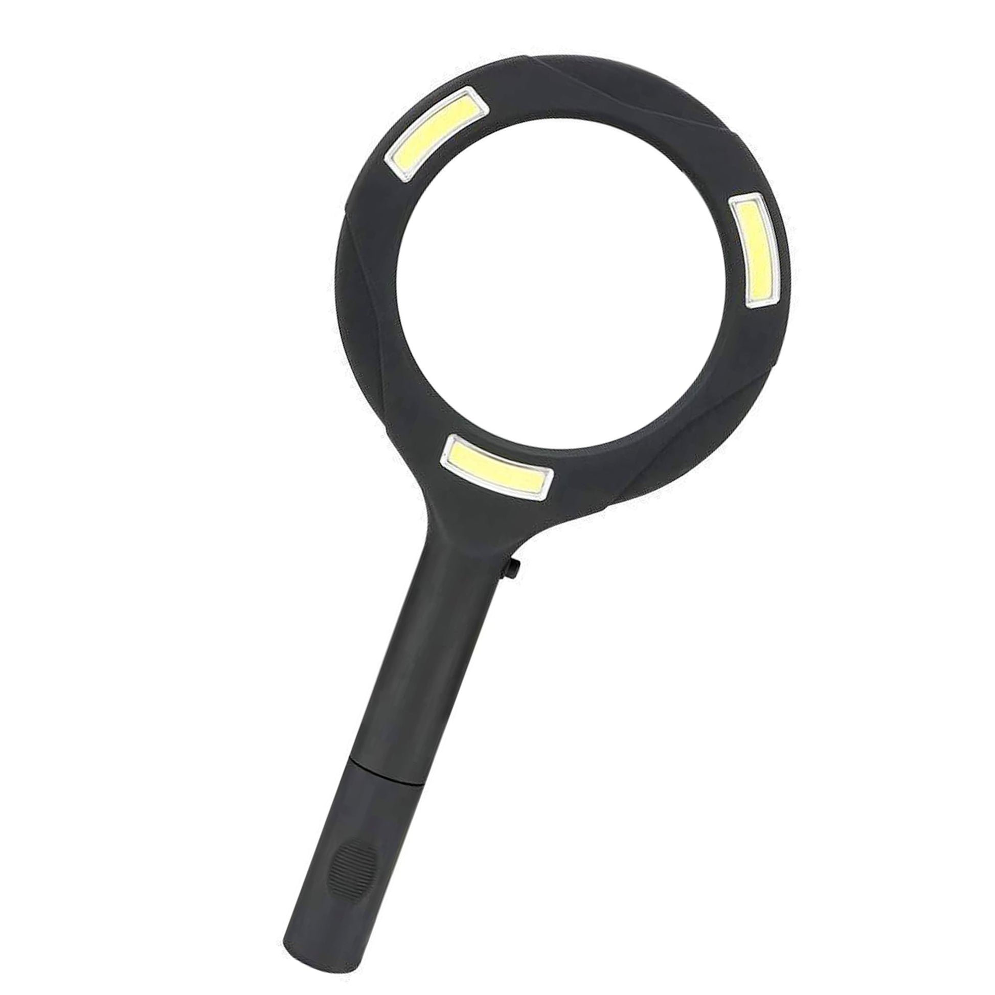 Magnifying Glass with 3 Led Light 3X Power and Rubberized Handle - Springkart 