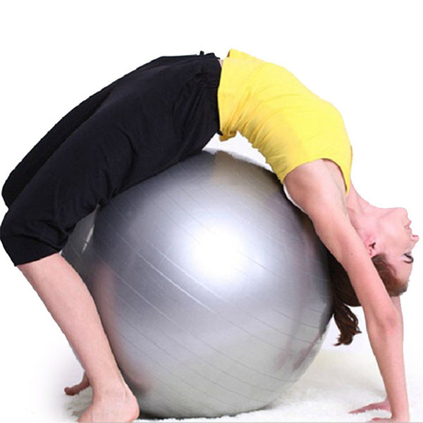 Anti-Burst Exercise Heavy Duty Gym Ball (Multicolour) (75Cm) - Springkart 