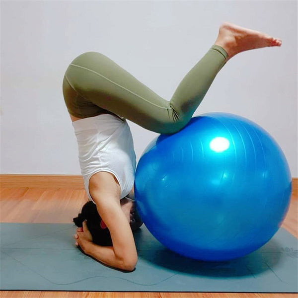 Anti-Burst Exercise Heavy Duty Gym Ball (Multicolour) (75Cm) - Springkart 