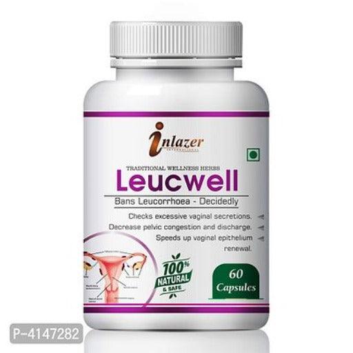 Leucewell Herbal Capsules For Help In Reduce Leucorrhoea 100% Ayurvedic Pack Of 1