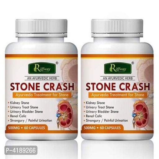 Stone Crash Herbal Capsules For Treatment Herbal Capsules For Stone 100% Ayurvedic Pack Of 2