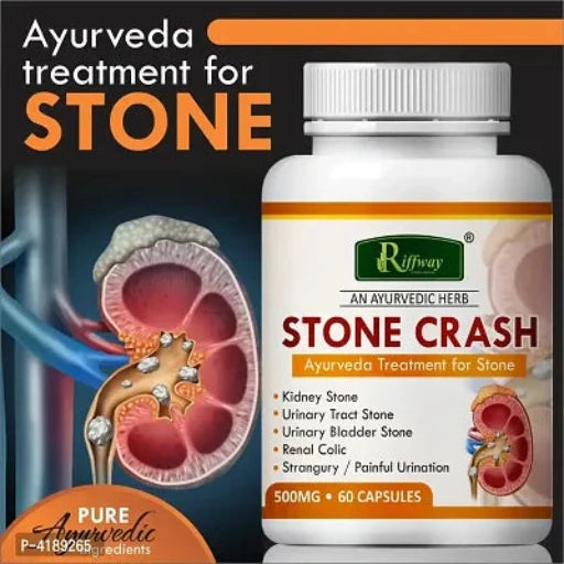 Stone Crash Herbal Capsules For Treatment Herbal Capsules For Stone 100% Ayurvedic Pack Of 1