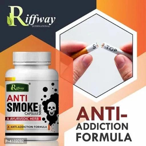 Anti Smoke Helps Herbal Capsules For Quit Alcohol & Smoking 100% Ayurvedic Pack Of 3