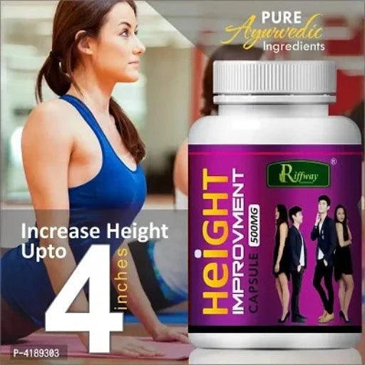 Height Improvement Herbal Capsules For Increases Height Bone Mass 100% Ayurvedic Pack Of 1