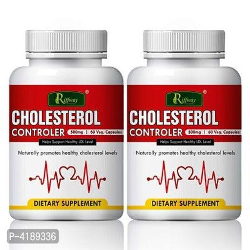 Cholesterol Controller Herbal Capsules For Supporting Over All Cardiovascular Health 100% Ayurvedic Pack Of 2