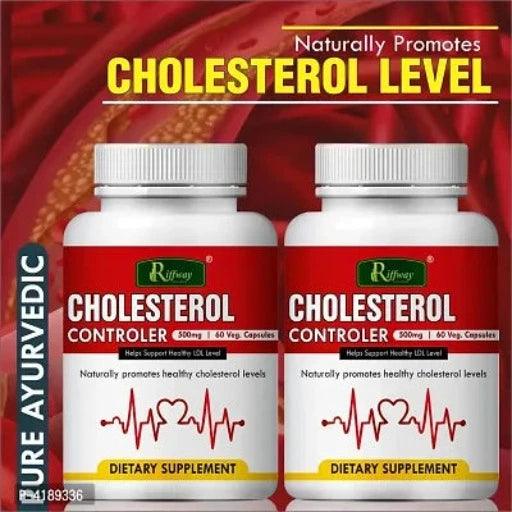 Cholesterol Controller Herbal Capsules For Supporting Over All Cardiovascular Health 100% Ayurvedic Pack Of 2