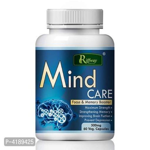 Mind Care Herbal Capsules For Improve Memory Concentration Memory Power 100 % Ayurvedic Pack Of 1