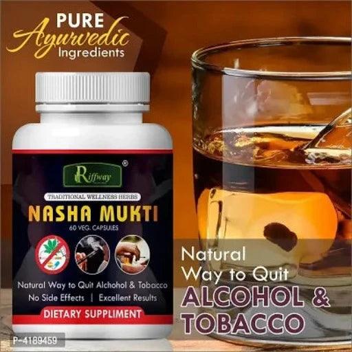 Herbal Capsules For Quit Alcohol And Smoking 100 Perayurvedic Pack Of 1 Body Care