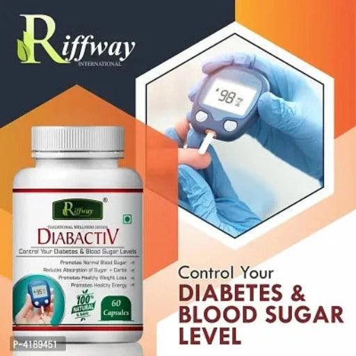 Diabactive Herbal Capsules For Control Your Diabetes Blood Sugar Levels 100% Ayurvedic Pack Of 1