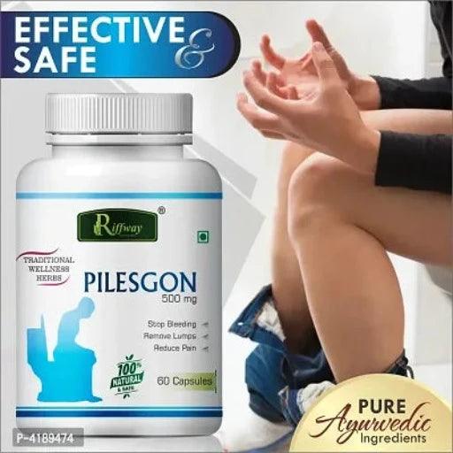 Pilesgon Herbal Capsules For Piles Free 100% Ayurvedic Pack Of 1