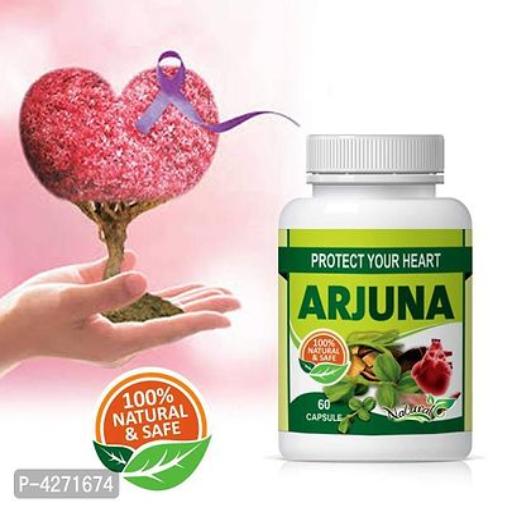 Arjuna Tea Herbal Capsules For Improving Muscle Function 100% Ayurvedic (60 Capsules)