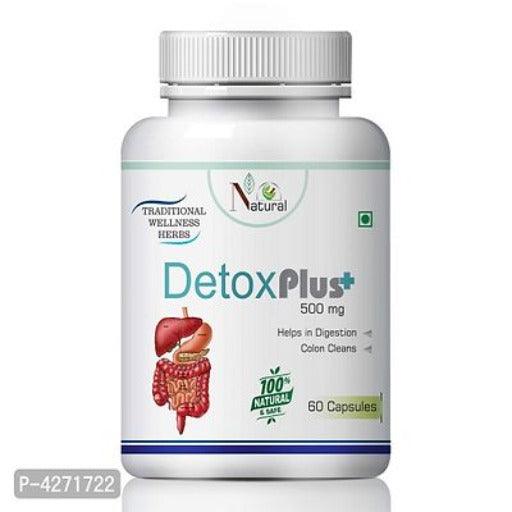 Detox Plus Herbal Capsules For May Cause Fatty Liver Disease 100% Ayurvedic (60 Capsules)