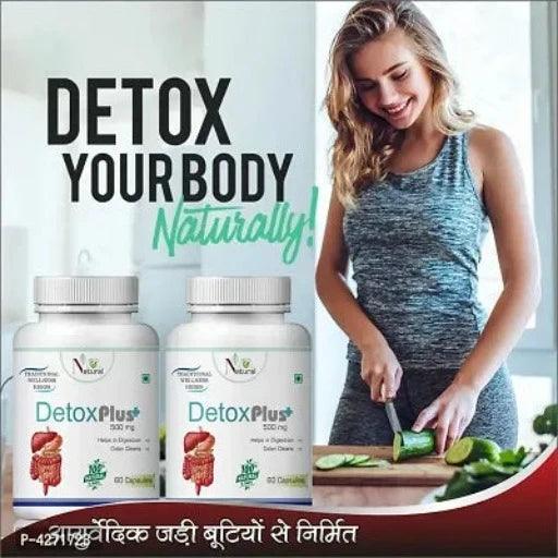 Detox Plus Herbal Capsules For May Cause Fatty Liver Disease 100% Ayurvedic (120 Capsules)