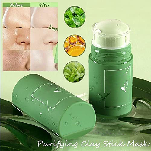 Green Tea Purifying Clay Stick Mask for Acne & Oil Control - Springkart 