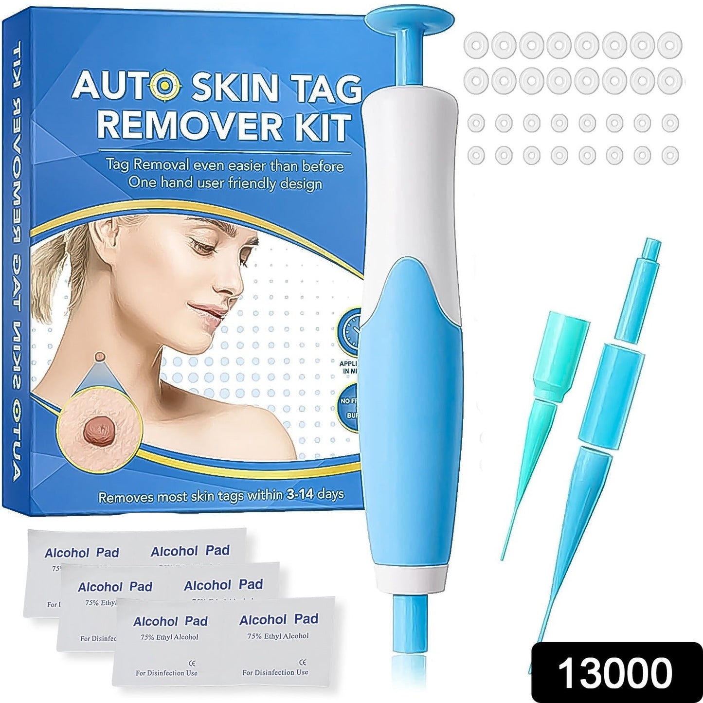 Skin Tag Remover Kit 2 in 1 for Micro to Large (2 mm - 8 mm / 1 Set) - Springkart 
