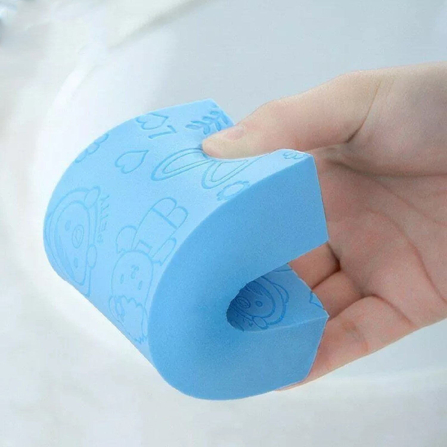 6234 Ultra Soft Exfoliating Sponge Dead Skin Remover Sponge For Body Face Scrubber For Women And Men - Springkart 