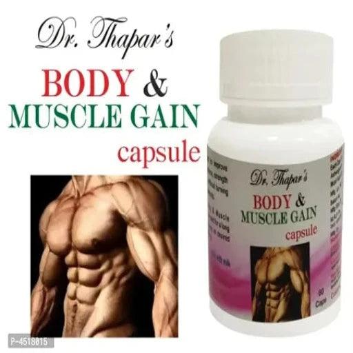 Body Muscle Gain by Dr. Thaparrsquo;s Herbal Capsule