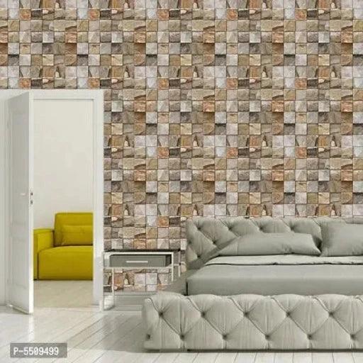 Wallpaper Model (StoneWall) Extra Large Size (40x300)CM For Bedroom, Drawing Room, Kidsroom, Walls, Doors, Furniture etc