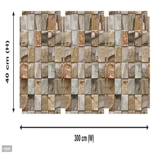 Wallpaper Model (StoneWall) Extra Large Size (40x300)CM For Bedroom, Drawing Room, Kidsroom, Walls, Doors, Furniture etc