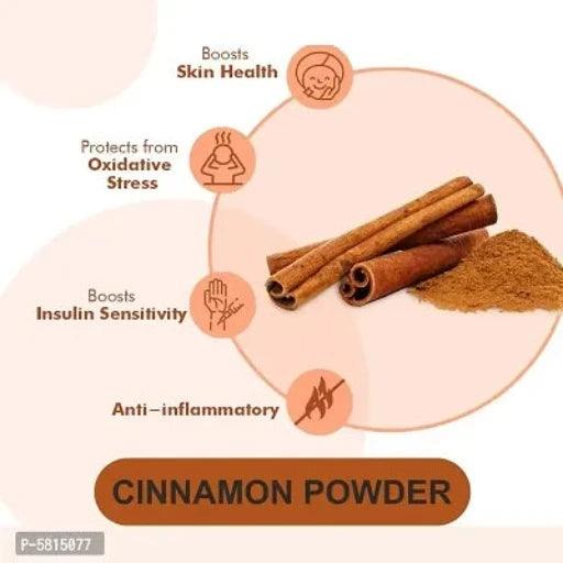 Natural Cinnamon Powder- For Skin & Hair Combo Pack Of 3 Jar (300Gm)