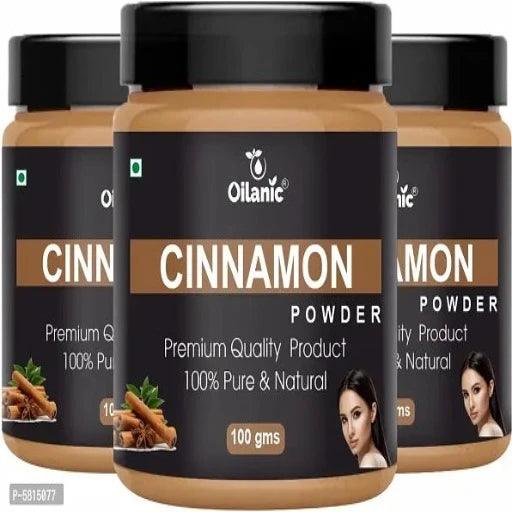 Natural Cinnamon Powder- For Skin & Hair Combo Pack Of 3 Jar (300Gm)