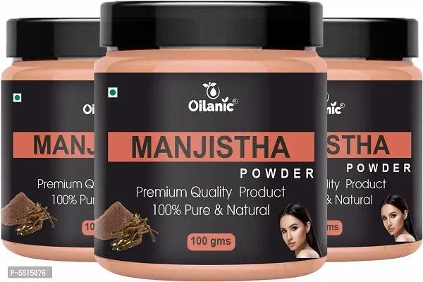 Natural Manjistha Powder- For Skin & Hair Combo Pack Of 3 Jar (300Gm)