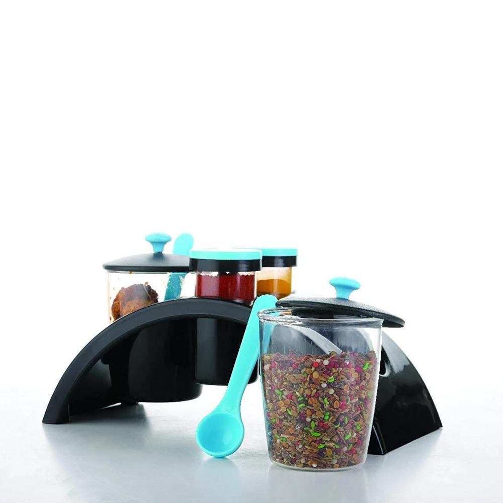 Multipurpose Pickle Jar Set (Multicolour 4 Pcs). - Springkart 