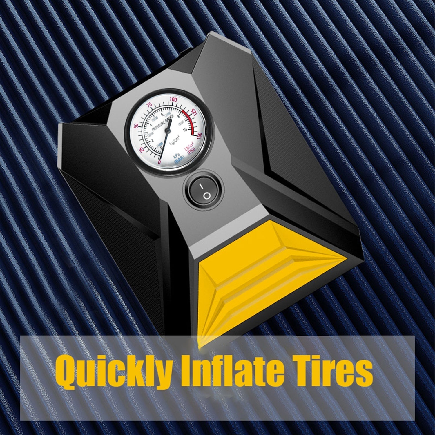 Car Tyre Inflator Rapid Mini Portable Air Compressor Pump - Springkart 