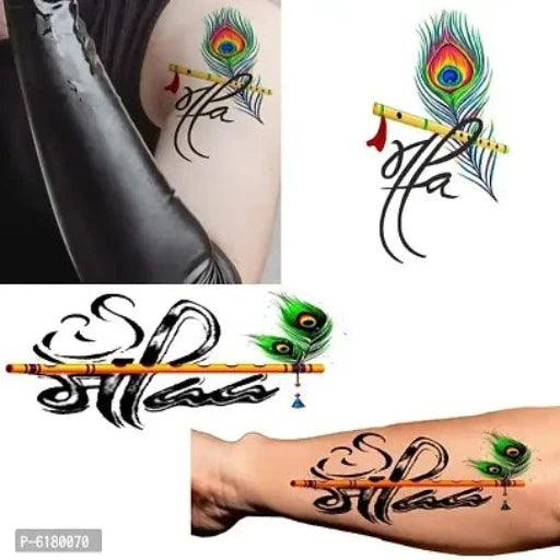 Peacock Father Maa Paa Tattoos Combo and Best Populer design Tattoo Combo Waterproof Men and Women Temporary