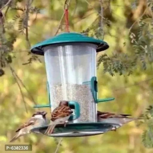 Stylish Plastic Grain Feeder Bottle For Birds