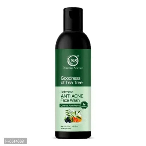 Tea Tree Anti Acne Face Wash for Control Oily Skin, Acne and Acne Marks (100 ML )