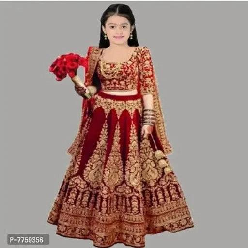 Kids Lahenga Choli D-58 ( Pack Of 1 )