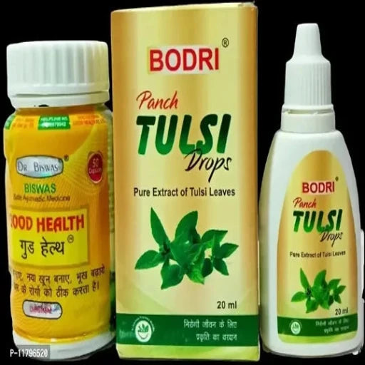 Panch TULSI Drop and PERFECT HEALTH CAPSULE FOR IMMUNITY,WEIGHT GAIN,LIVER DISEASE