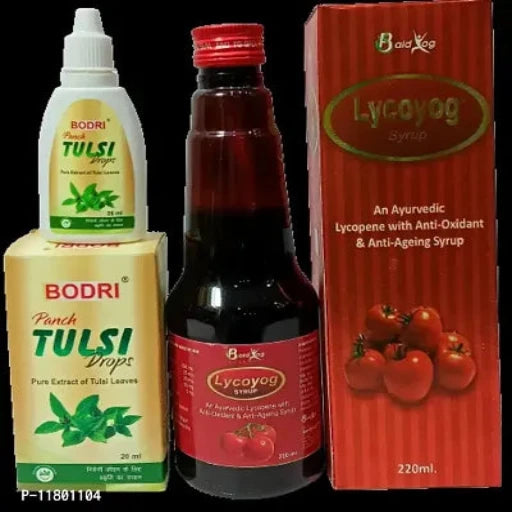 Panch TULSI Drops AND LYCOYOG SYRUP for immunity Booster,good health wellness